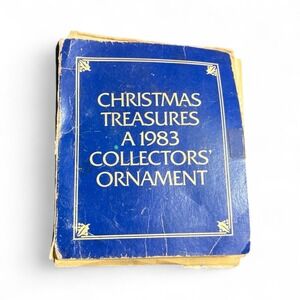 1983 Christmas Treasures Collectors Ornament by Lars Svenson Clear Acrylic‎